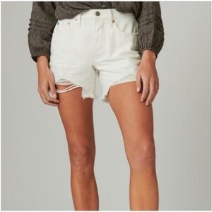 Lucky Brand High Rise 90s Loose Denim Shorts
